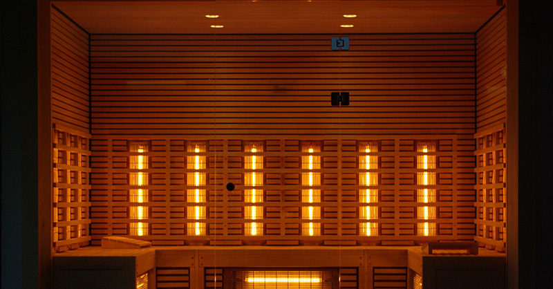 afbeelding van een sauna